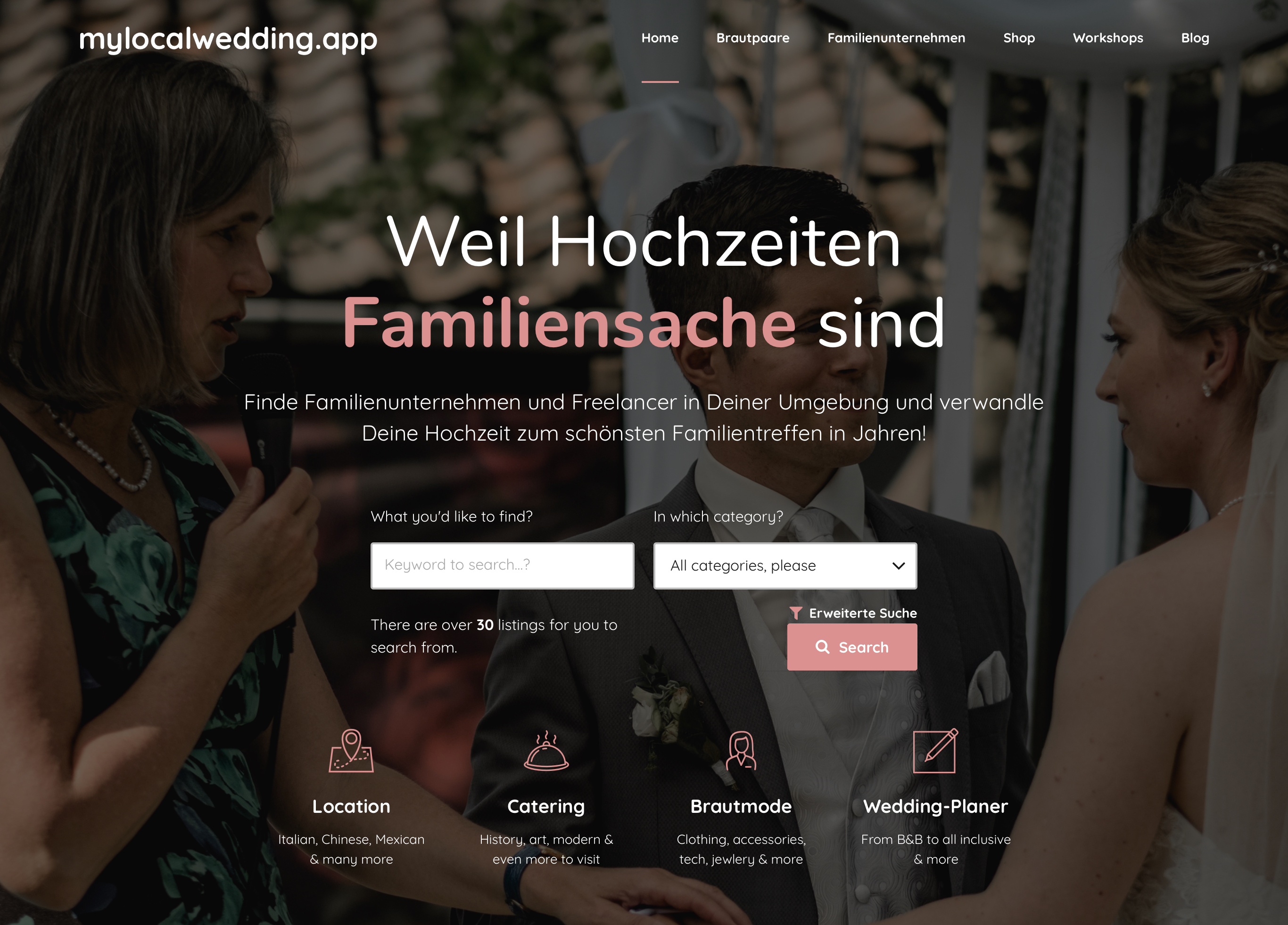 Hochzeiten sind Familiensache Mylocalwedding.app