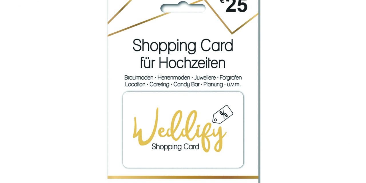 Mit Festzeit 5 Euro sparen auf die Shopping Card für Hochzeiten